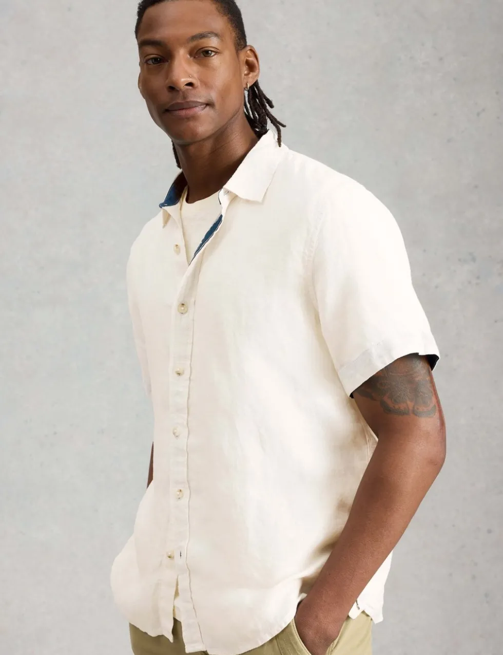 Pure Linen Short Sleeve Shirt