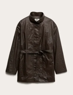 Pure Linen Short Utility Jacket