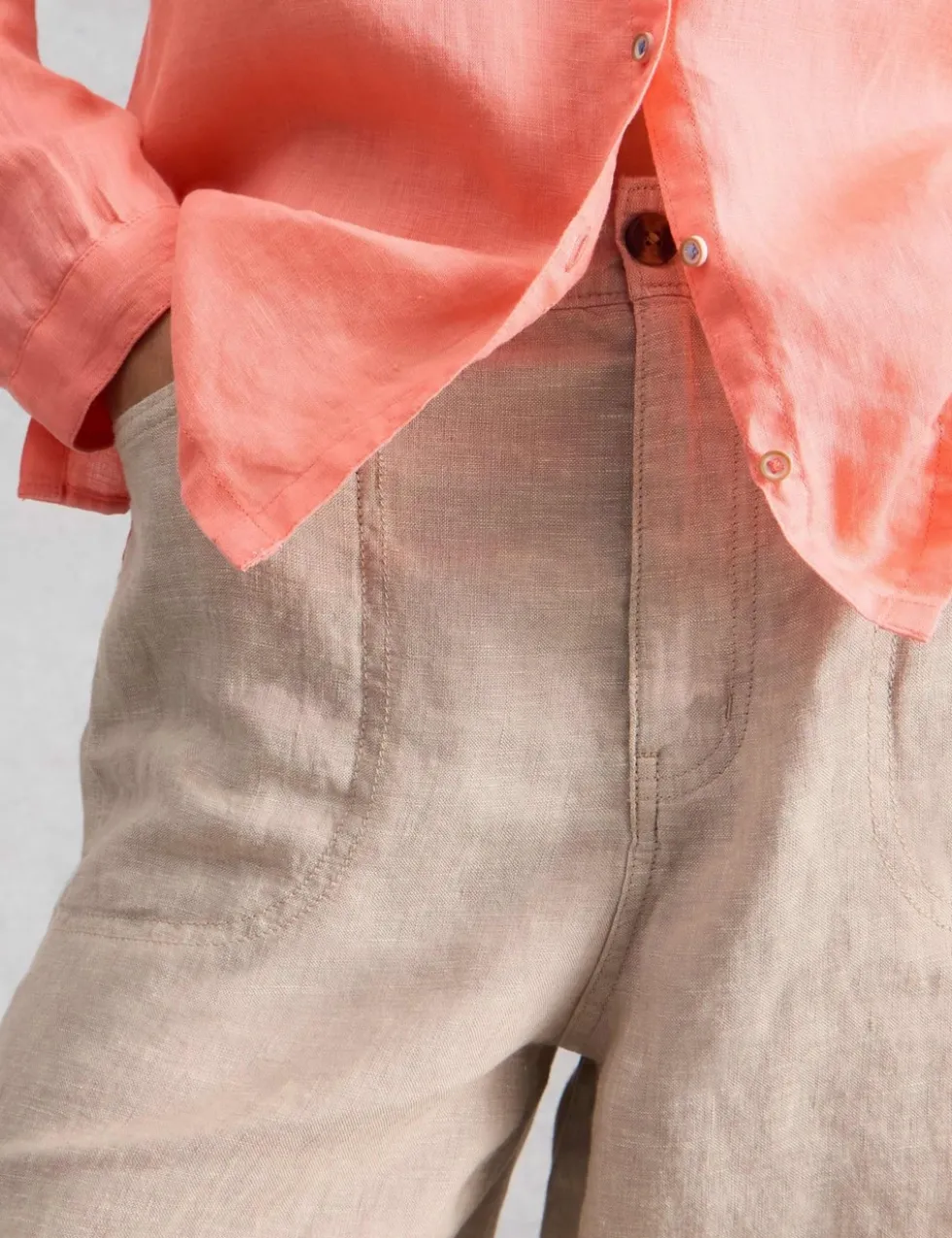 Pure Linen Shorts