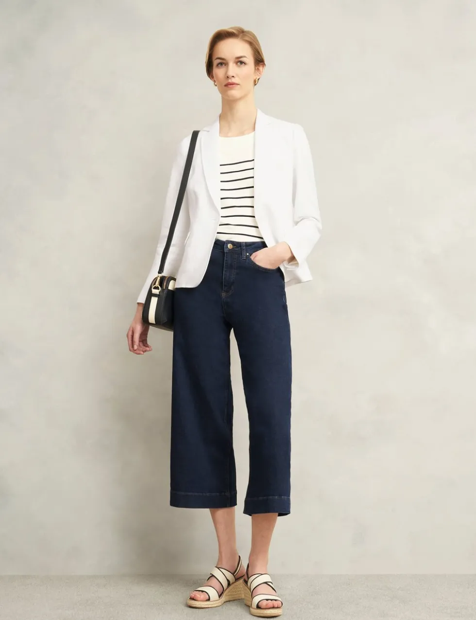 Pure Linen Single Breasted Blazer