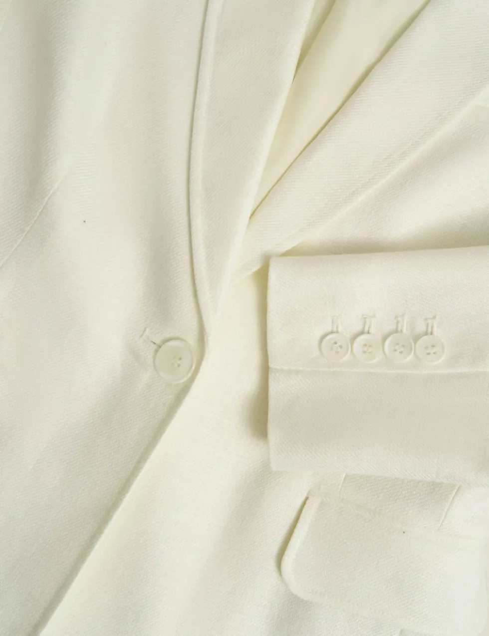 Pure Linen Single Breasted Blazer