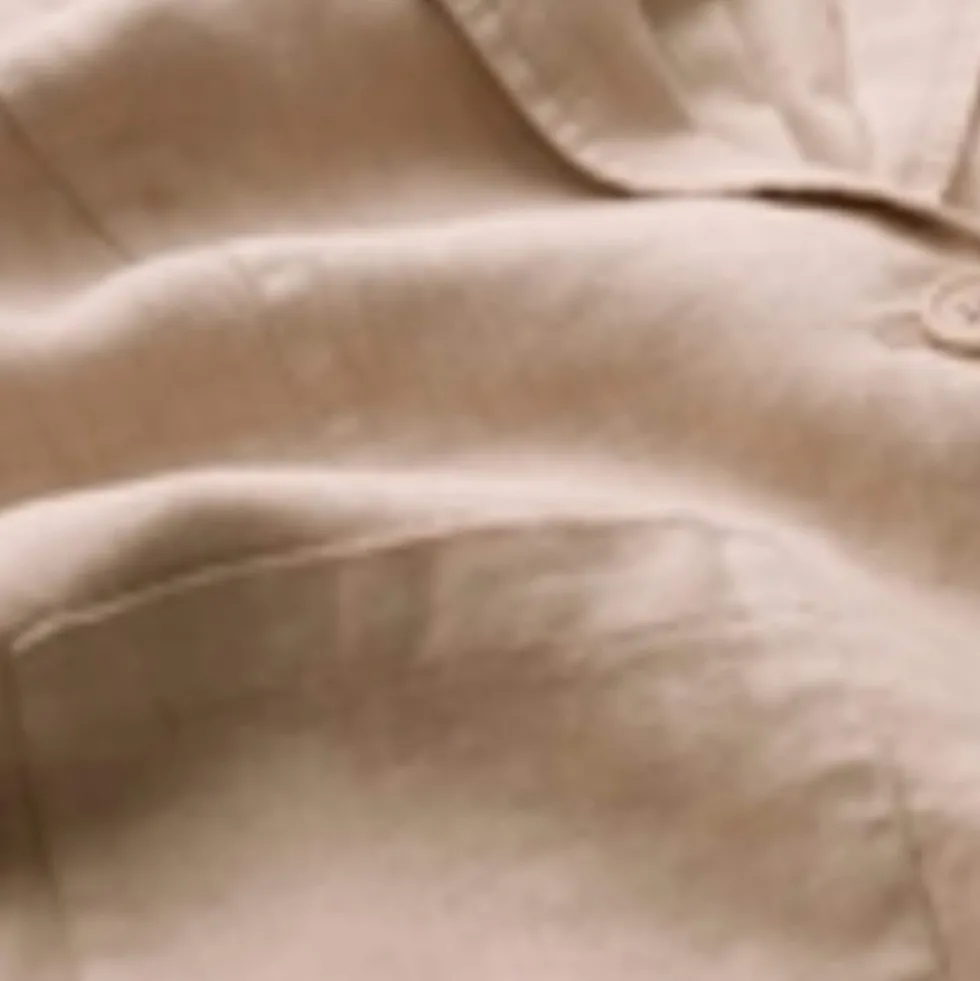 Pure Linen Single Breasted Blazer