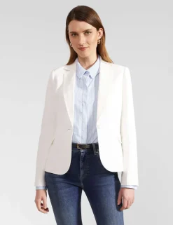 Pure Linen Single Breasted Blazer