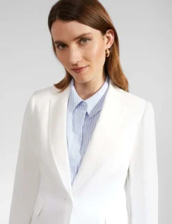 Pure Linen Single Breasted Blazer