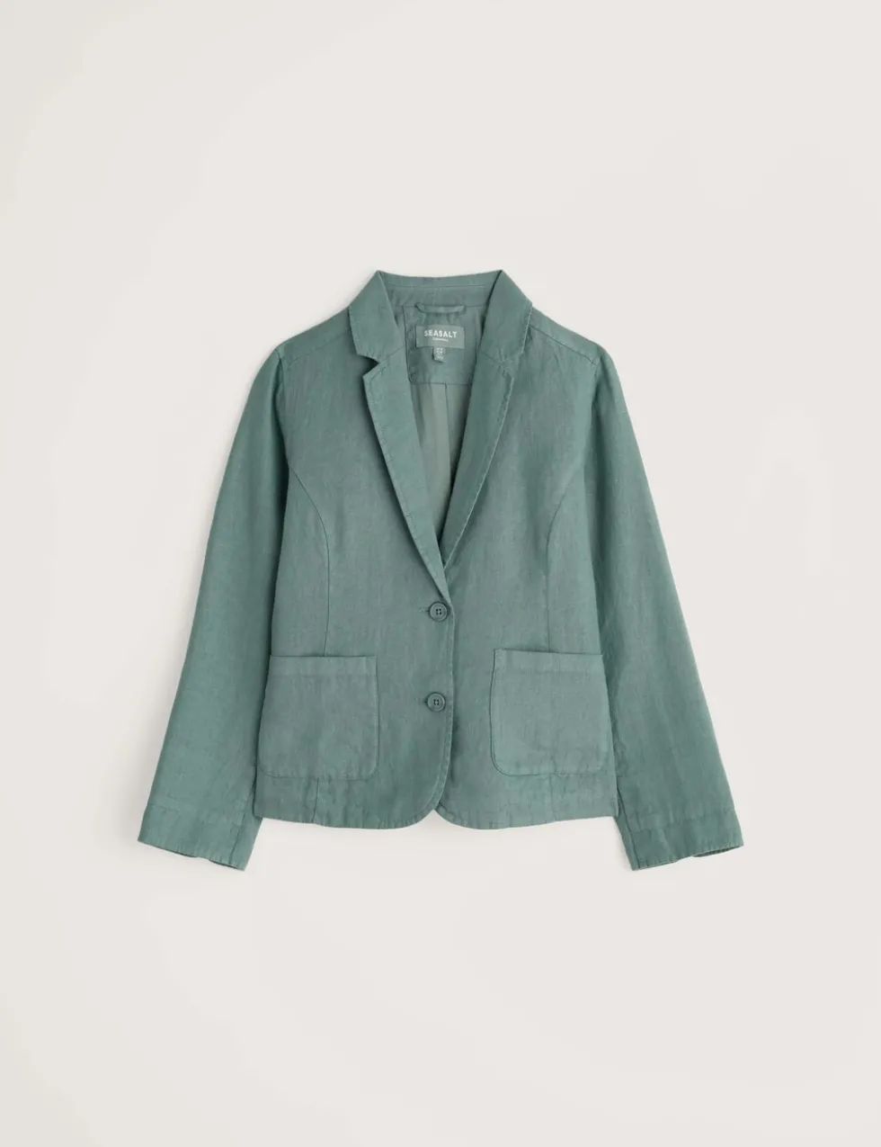 Pure Linen Single Breasted Blazer