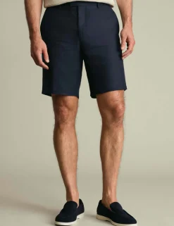Pure Linen Smart Shorts