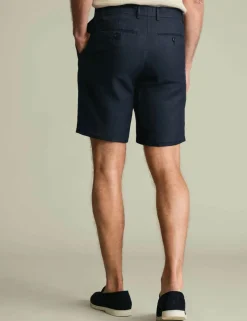Pure Linen Smart Shorts