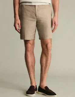 Pure Linen Smart Shorts