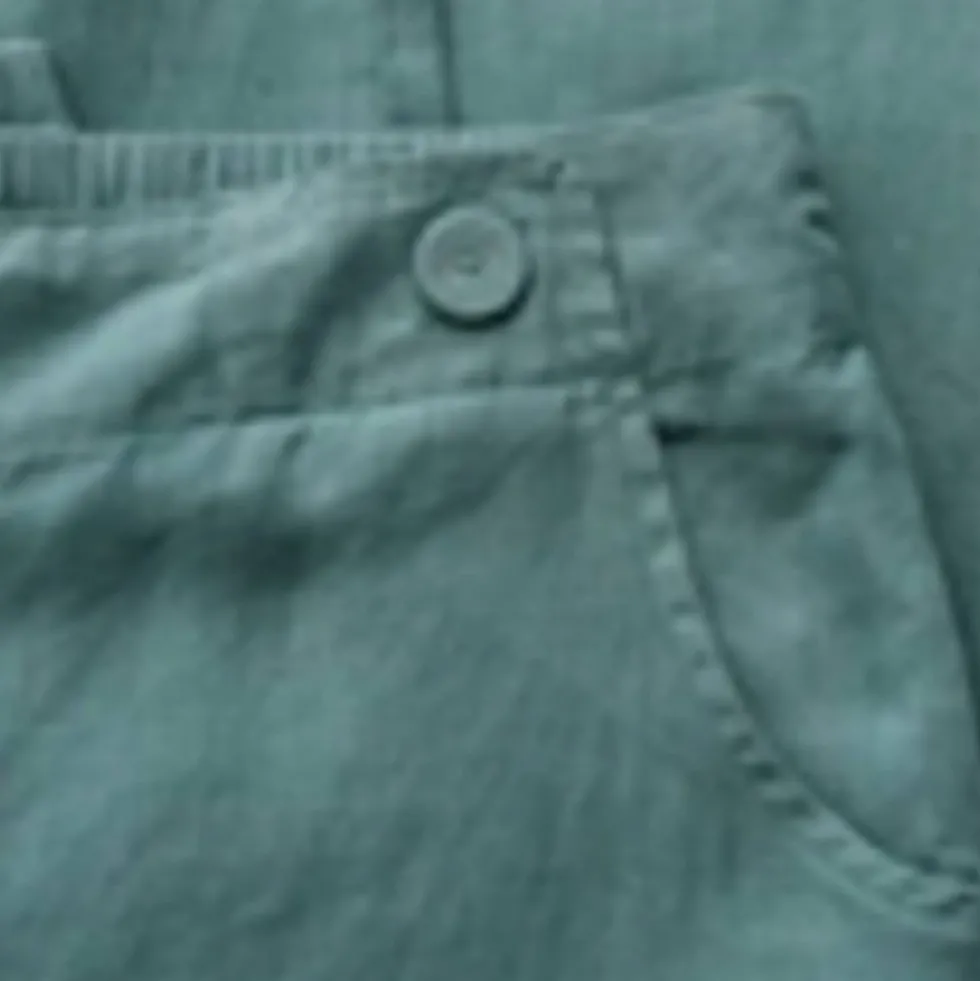 Pure Linen Straight Leg Cropped Trousers