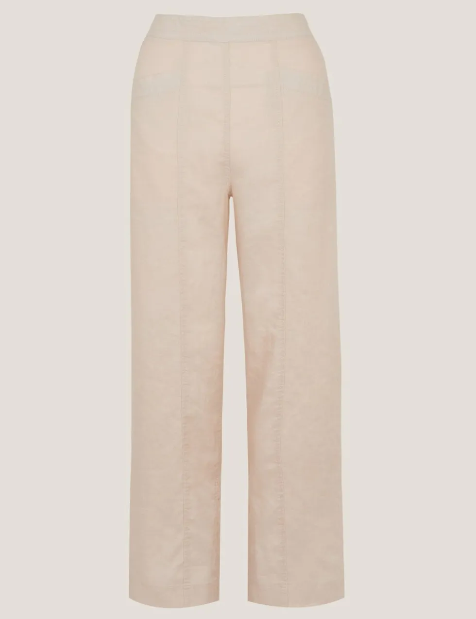 Pure Linen Straight Leg Trousers