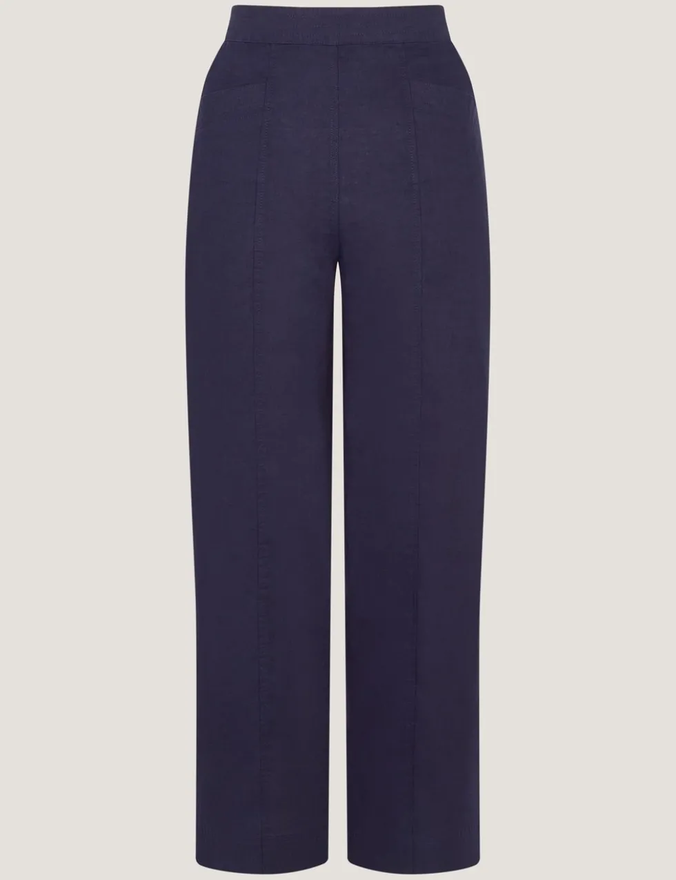 Pure Linen Straight Leg Trousers