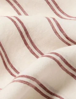 Pure Linen Striped Duvet Cover