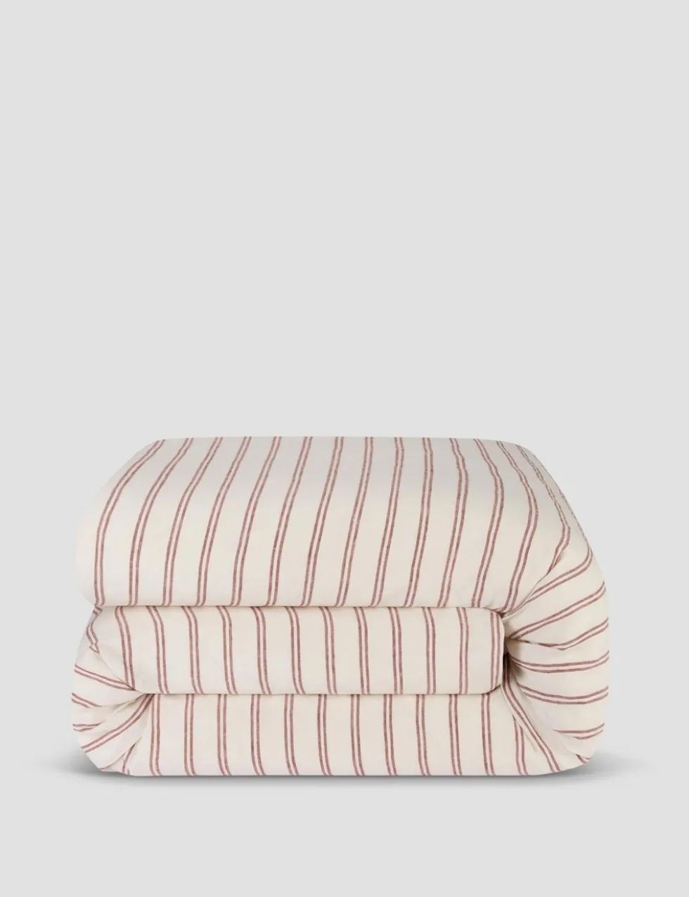 Pure Linen Striped Duvet Cover