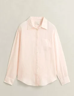 Pure Linen Striped Shirt