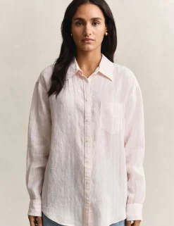 Pure Linen Striped Shirt