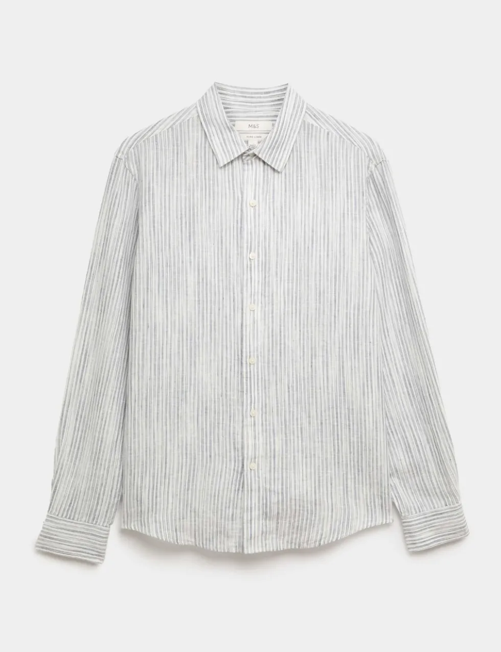 Pure Linen Striped Shirt
