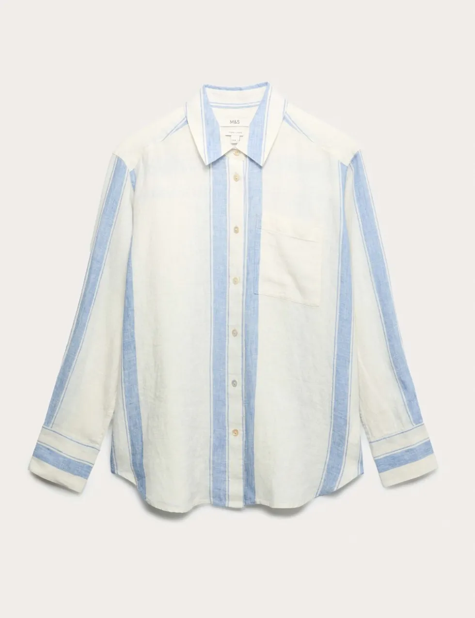 Pure Linen Striped Shirt