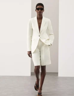 Pure Linen Tailored Blazer