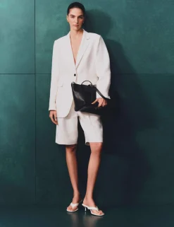 Pure Linen Tailored Shorts