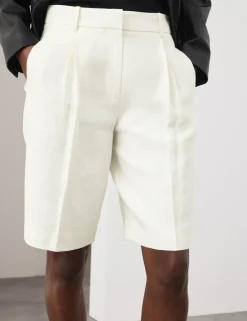 Pure Linen Tailored Shorts