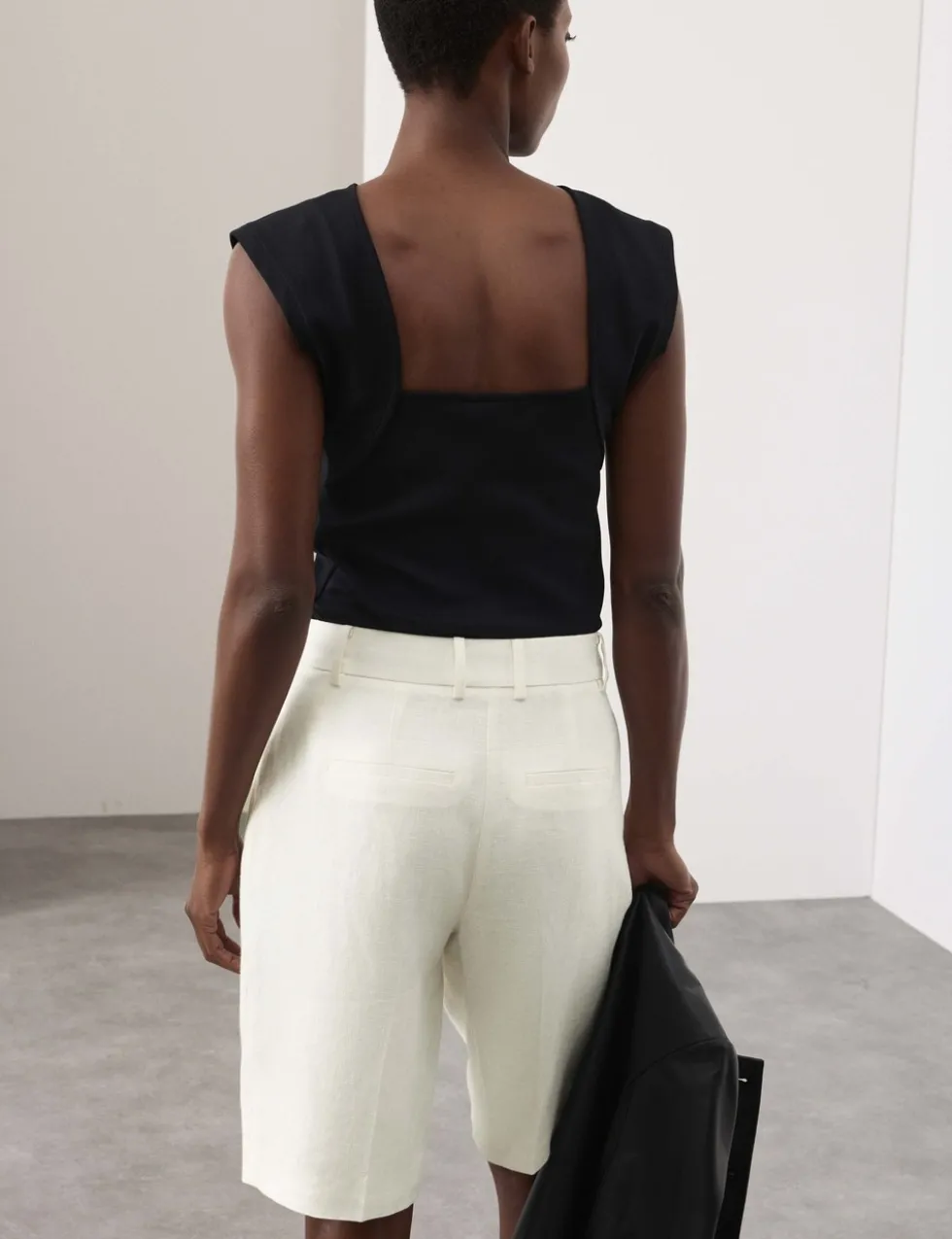 Pure Linen Tailored Shorts