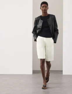 Pure Linen Tailored Shorts