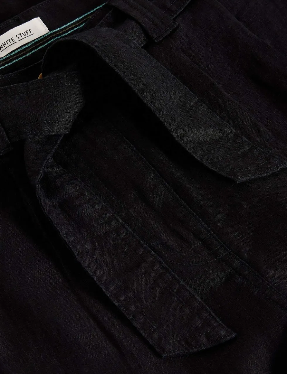 Pure Linen Tapered Ankle Grazer Trousers