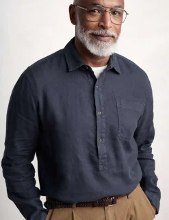 Pure Linen Textured Shirt