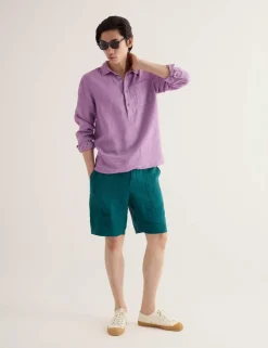 Pure Linen Textured Shirt
