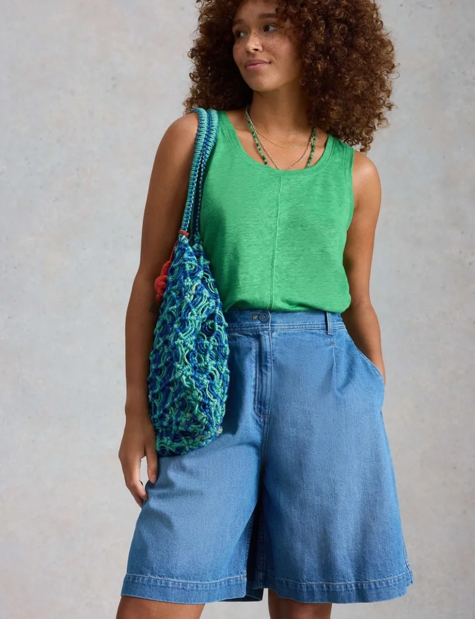 Pure Linen Vest