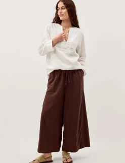 Pure Linen V-Neck Top