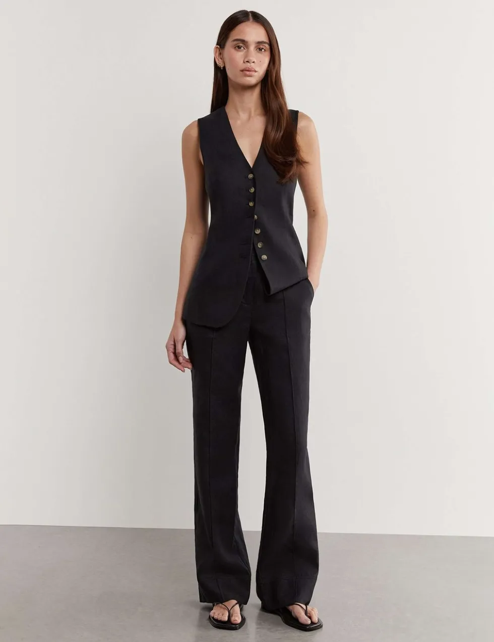 Pure Linen Waistcoat