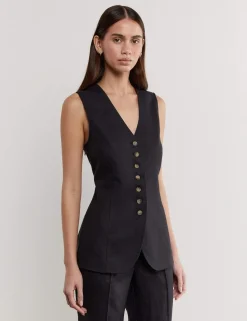 Pure Linen Waistcoat