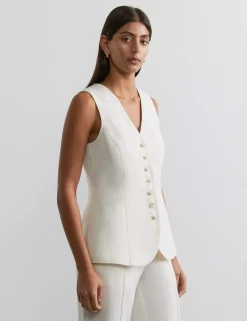 Pure Linen Waistcoat