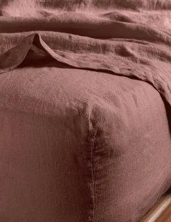 Pure Linen Washed Fitted Sheet