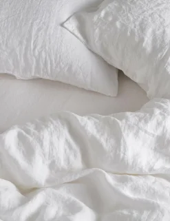 Pure Linen Washed Fitted Sheet