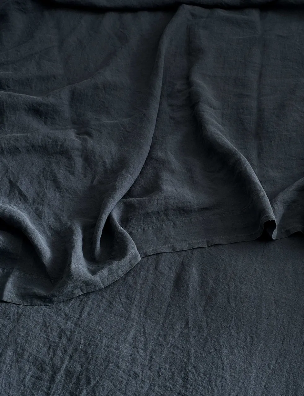 Pure Linen Washed Flat Sheet