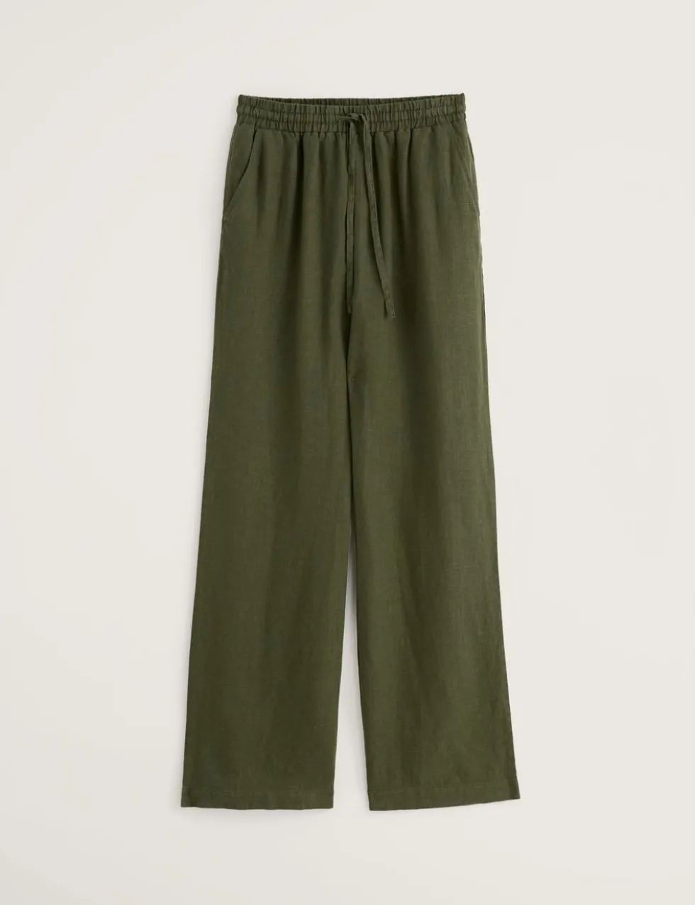 Pure Linen Wide Leg Trousers
