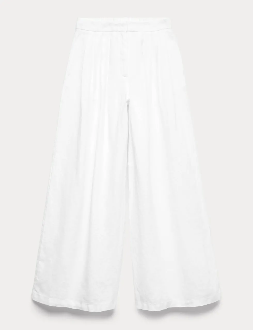 Pure Linen Wide Leg Trousers