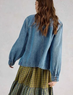 Pure Lyocell™ Collarless Utility Jacket