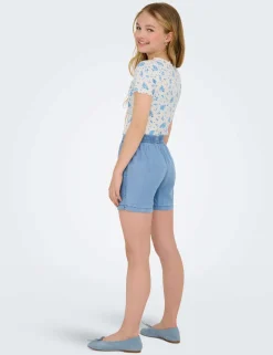 Pure Lyocell Denim Drawstring Shorts (8-14 Yrs)