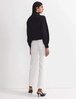 Pure Merino Wool Button Front Cardigan