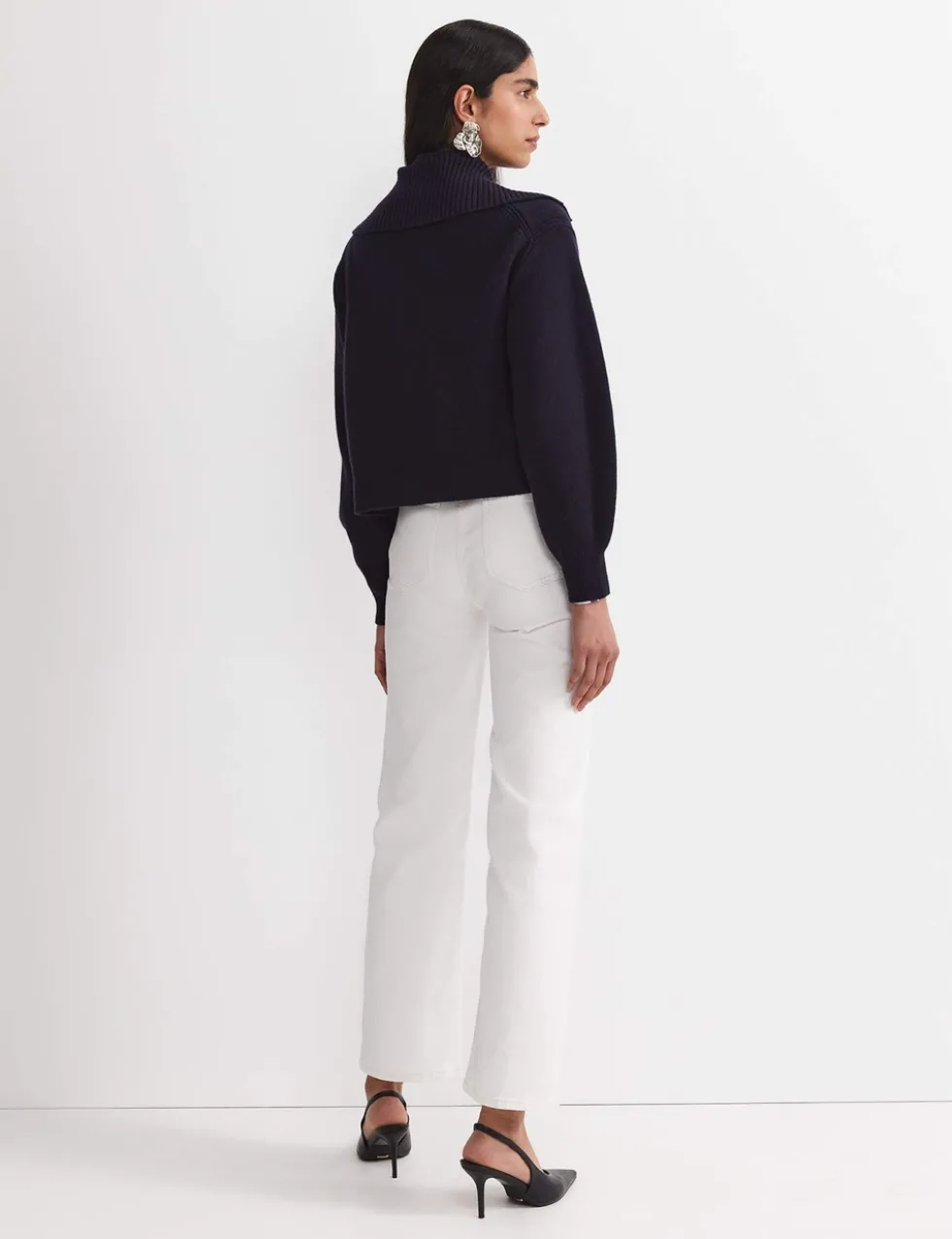 Pure Merino Wool Button Front Cardigan