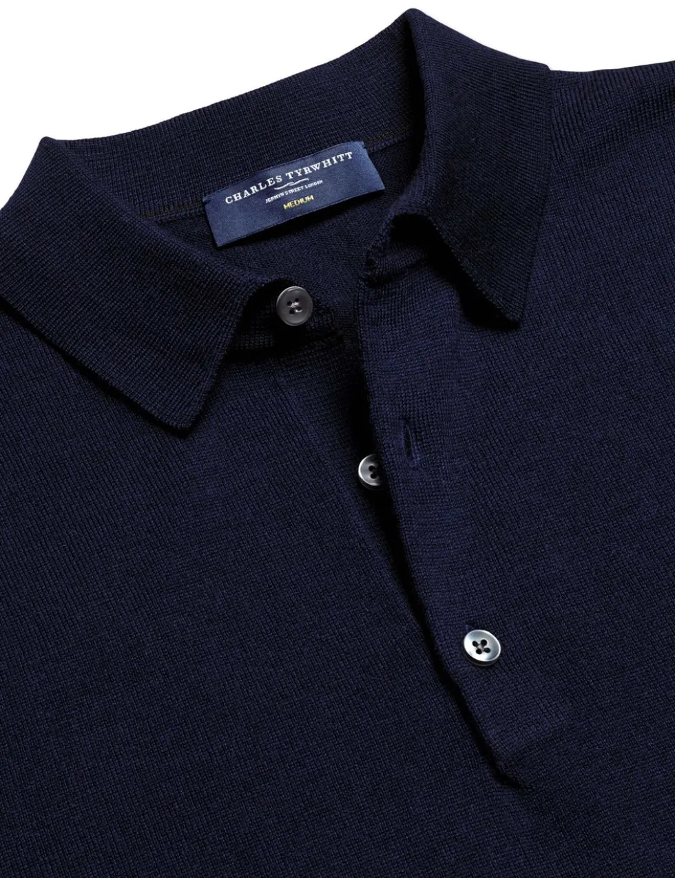 Pure Merino Wool Collared Neck Jumper
