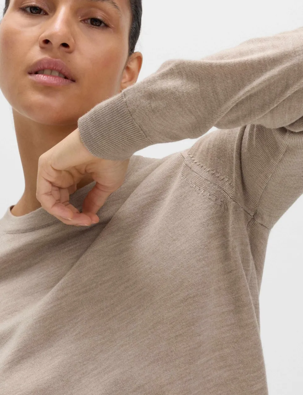 Pure Merino Wool Crew Neck Jumper