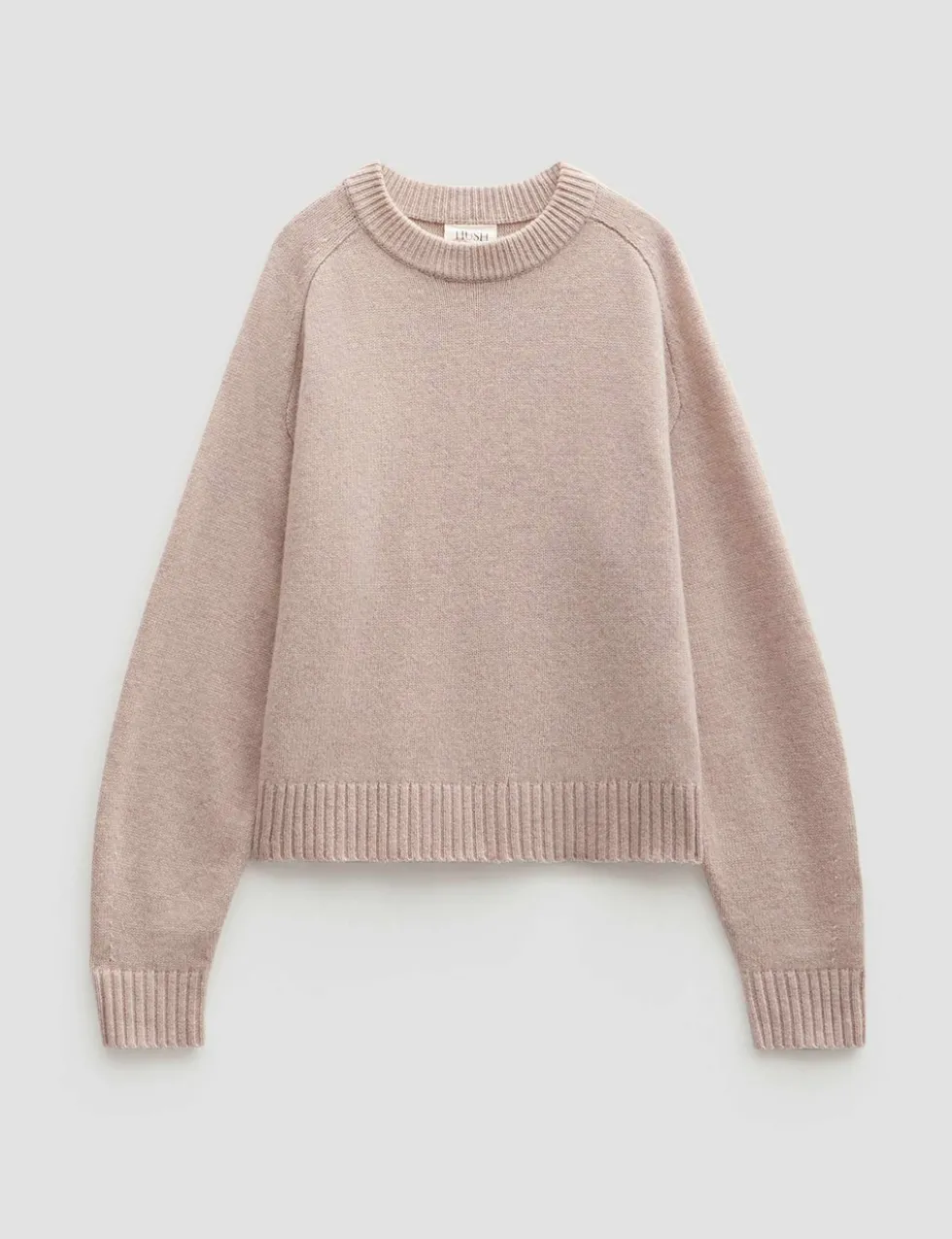 Pure Merino Wool Crew Neck Relaxed Jumper