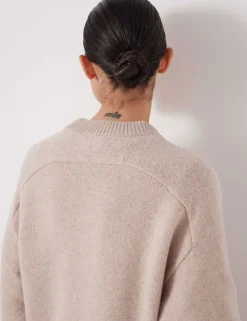 Pure Merino Wool Crew Neck Relaxed Jumper