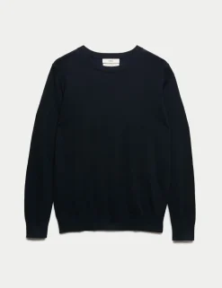 Pure Merino Wool Crew Neck Jumper