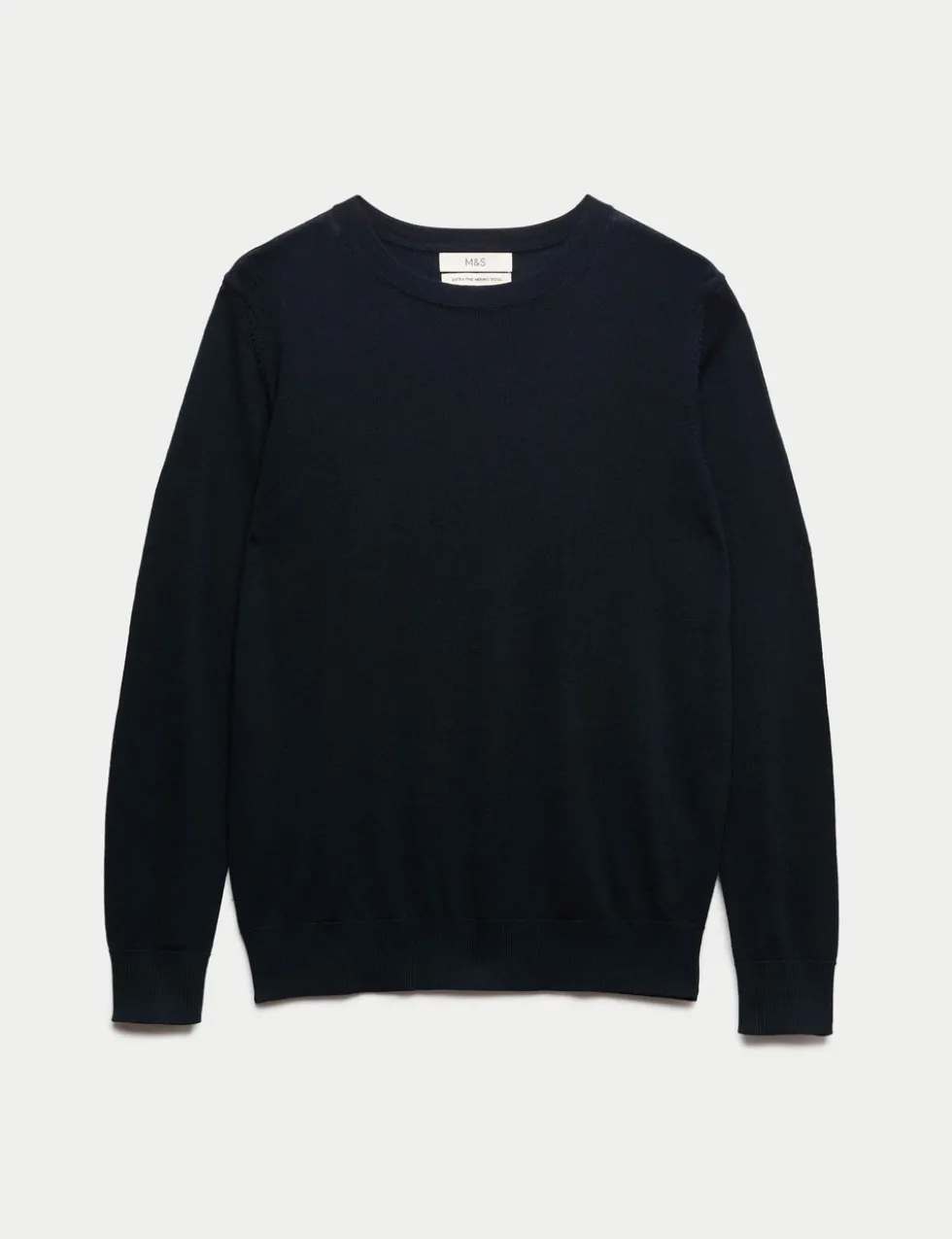 Pure Merino Wool Crew Neck Jumper