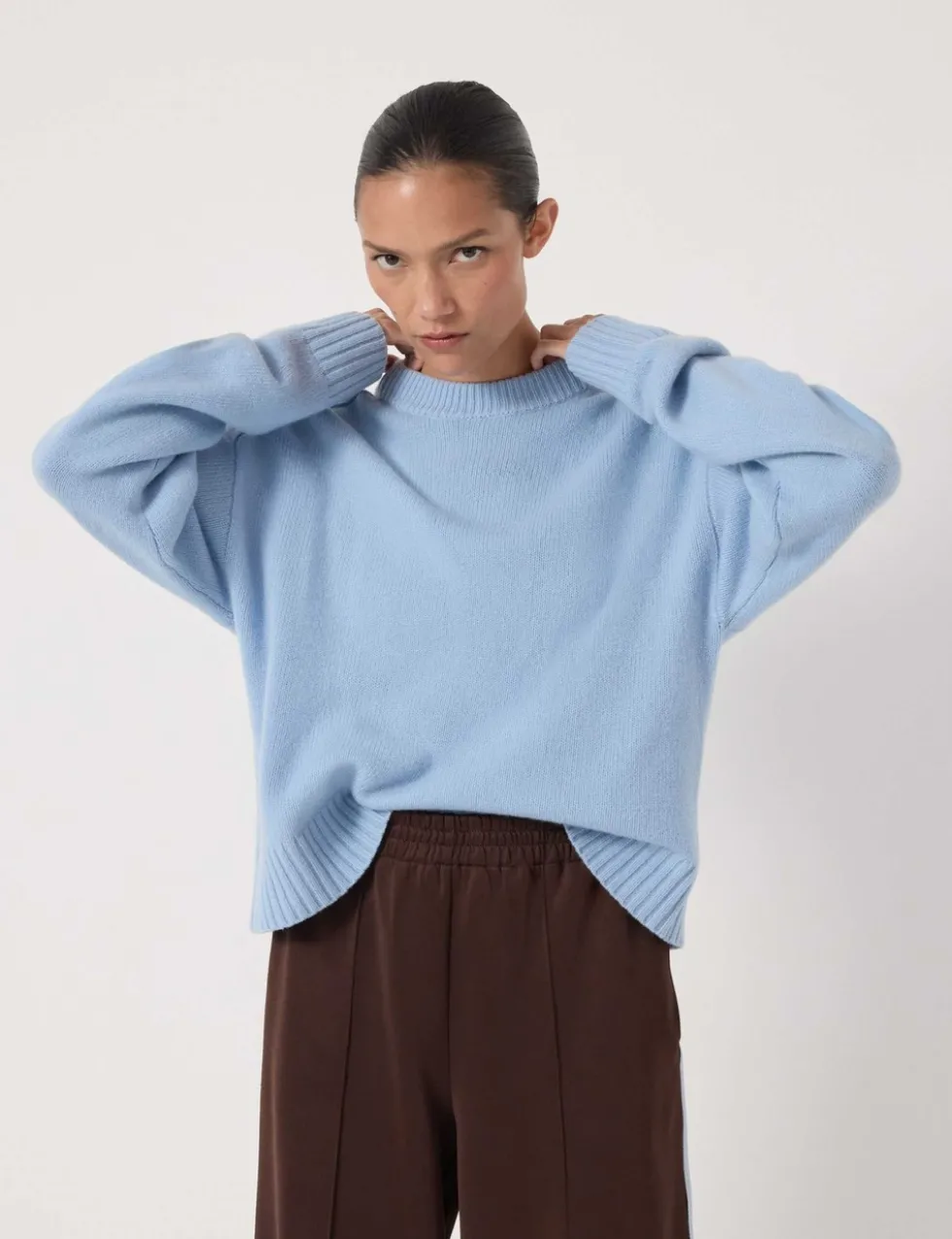 Pure Merino Wool Crew Neck Jumper